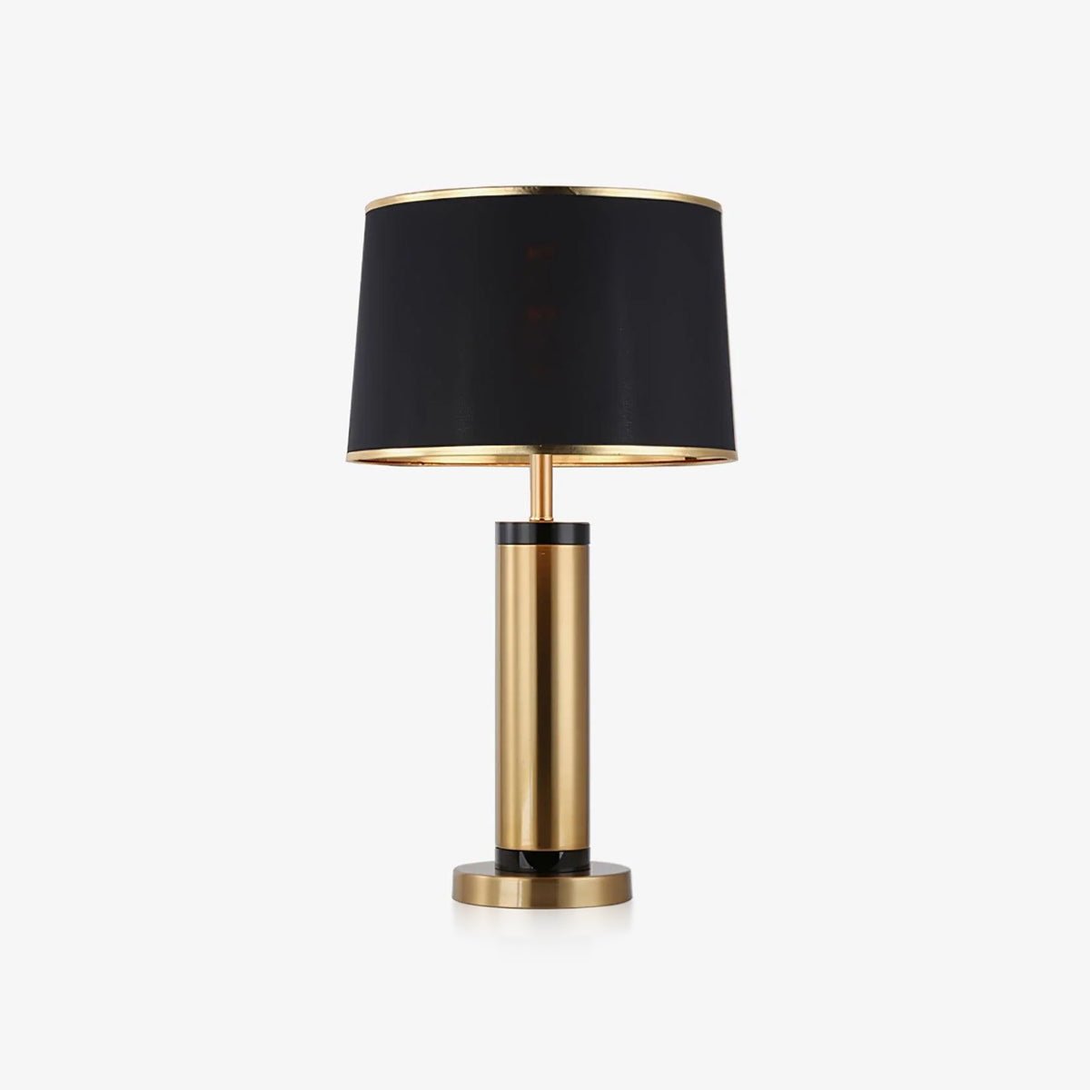 Jaspar Table Lamp – Modern Gold & Fabric Lighting Elegant Bedroom & Living Room Decor