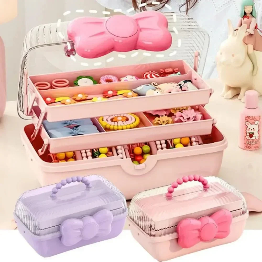 Multi Layer Hairpin Storage Box For Girls Accessories