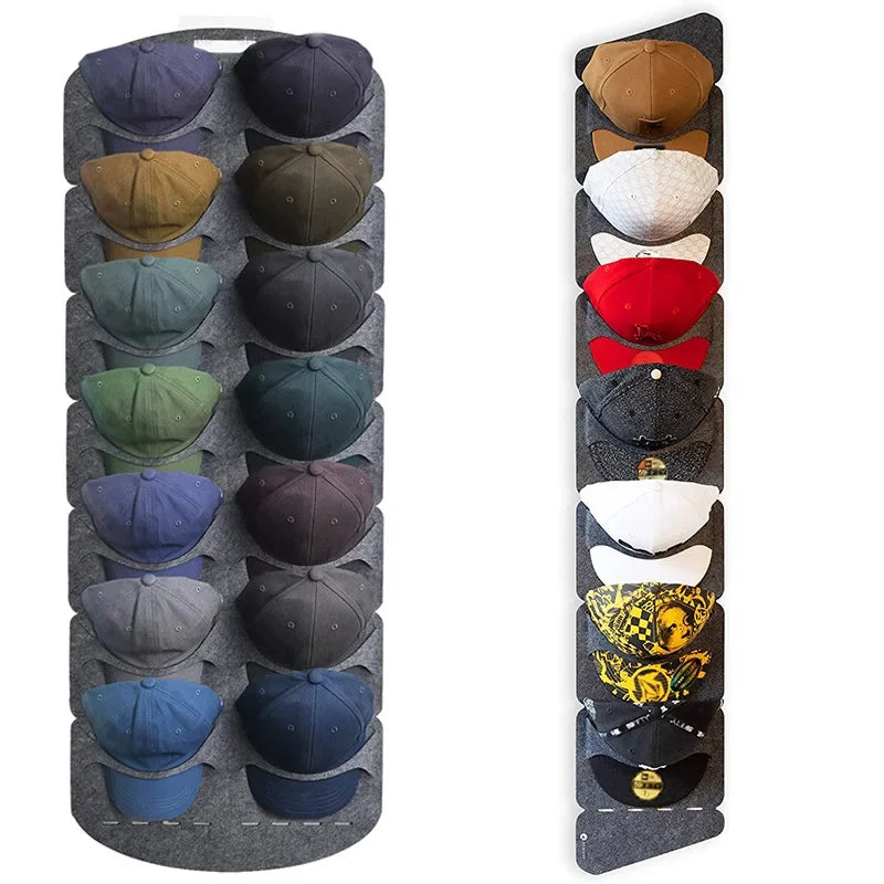 Hat Storage Rack Wall Mount Cap Organizer