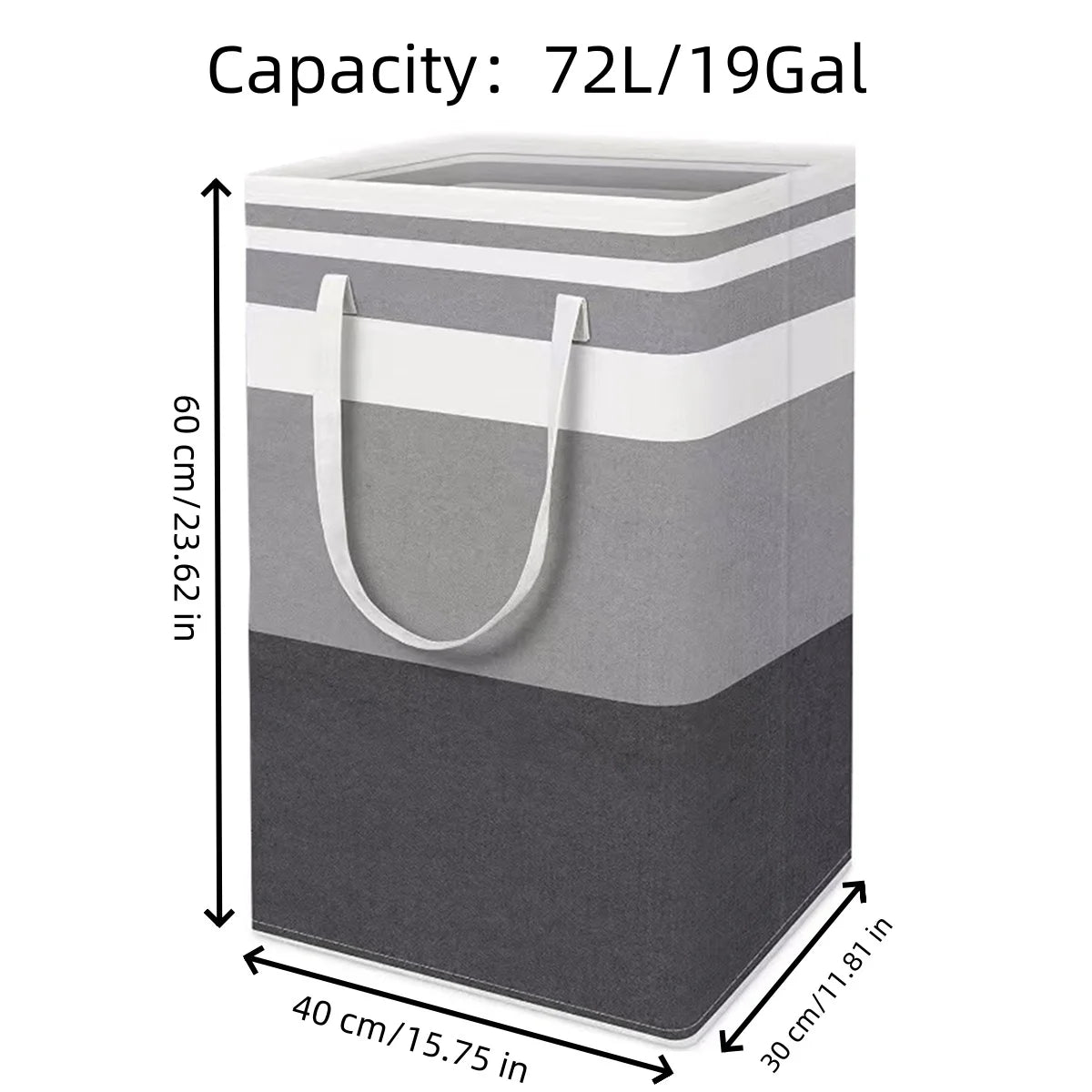 Waterproof Foldable Laundry Hamper Suitable For Bedrooms, Laundry Rooms, Dormitories