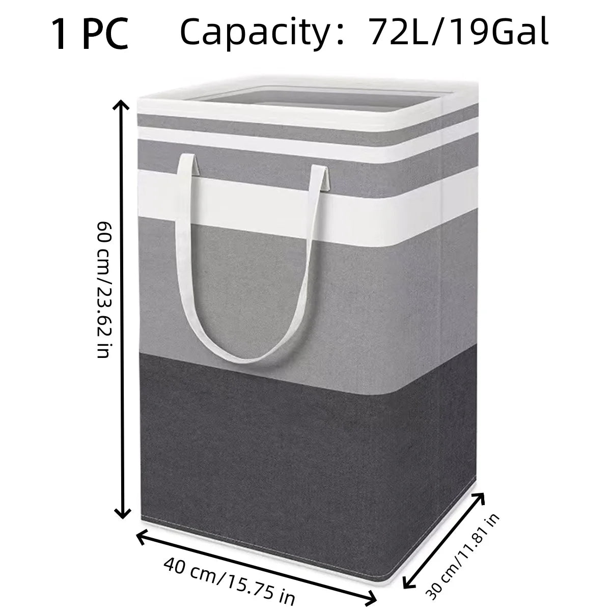 Waterproof Foldable Laundry Hamper Suitable For Bedrooms, Laundry Rooms, Dormitories