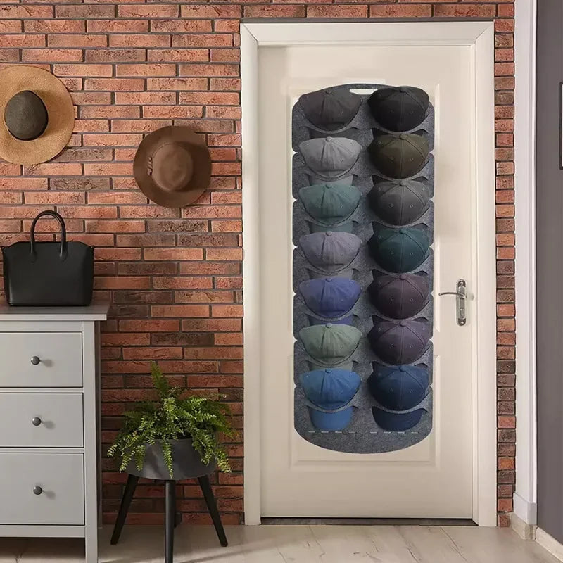 Hat Storage Rack Wall Mount Cap Organizer