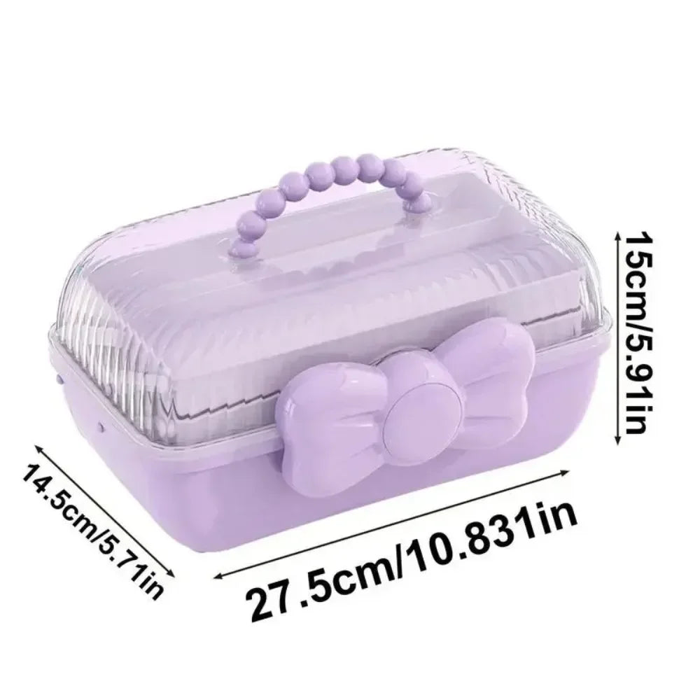 Multi Layer Hairpin Storage Box For Girls Accessories