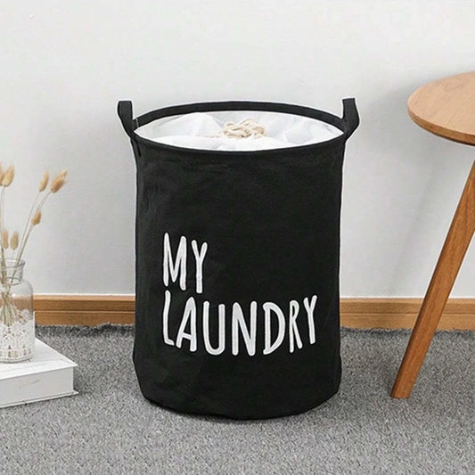 Foldable Drawstring Laundry Basket XL Capacity Waterproof