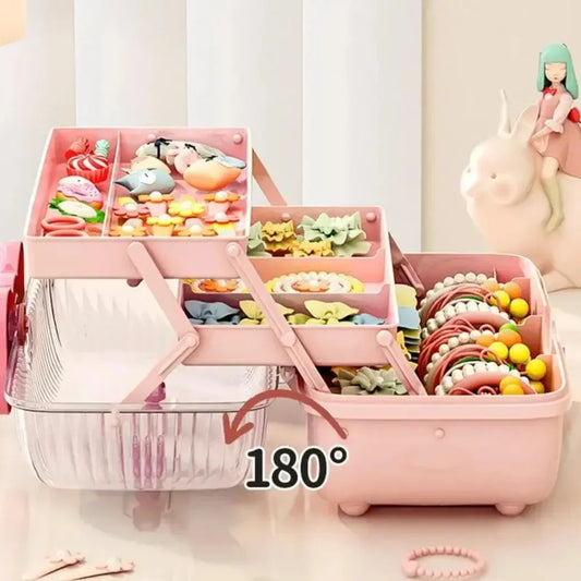 Multi Layer Hairpin Storage Box For Girls Accessories
