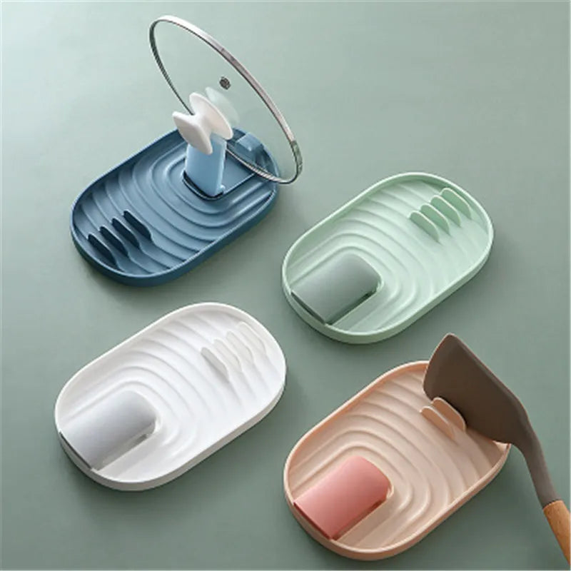 Pot Lid Organizer T1 Pancake Turner Soup Ladle Spoon Holder