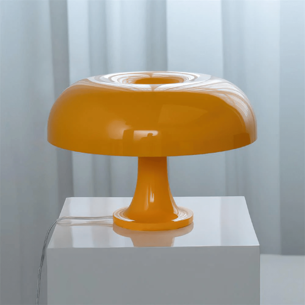 Mushroom Table Lamp Mid Century Modern Colorful Desk Lamp