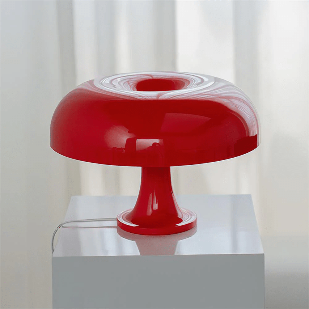 Mushroom Table Lamp Mid Century Modern Colorful Desk Lamp