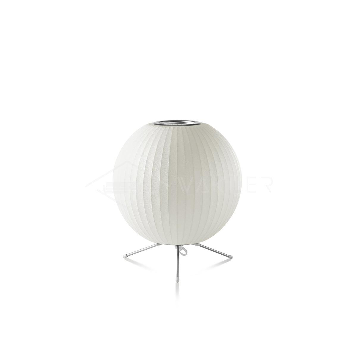 Nelson Tripod Table Lamp Chrome White LED Indoor Lighting