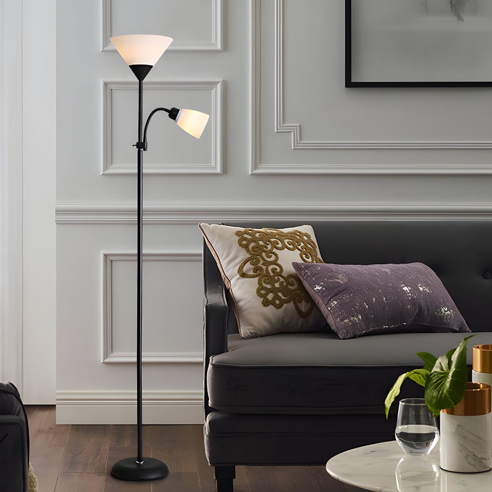 Modern 67 Inch Torchiere Floor Lamp Adjustable Uplight Sidelight LED Home Lighting