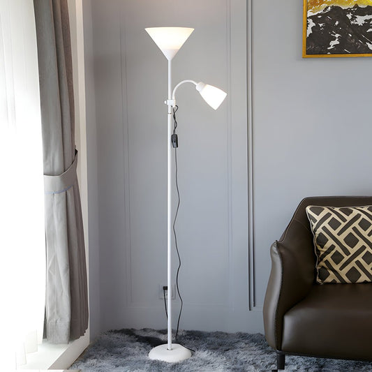 Modern 67 Inch Torchiere Floor Lamp Adjustable Uplight Sidelight LED Home Lighting
