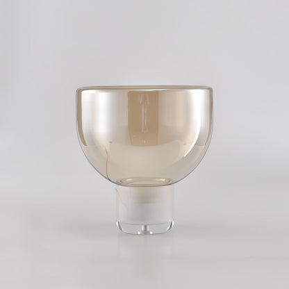 Aella Table Lamp Modern LED Cognac Smoke Grey Glass Ambient Light