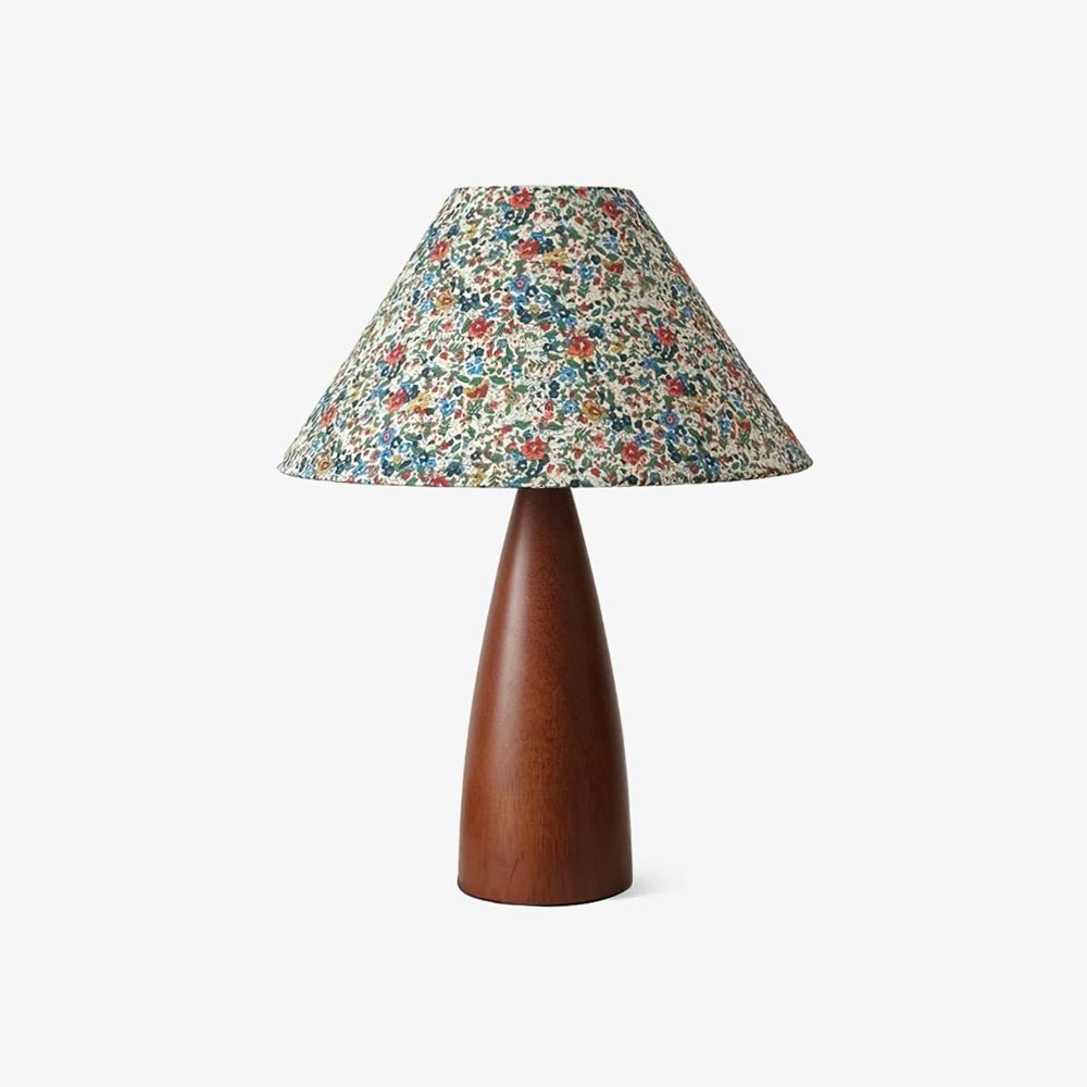 Amelia Blossom Table Lamp Floral Fabric LED Indoor Lighting