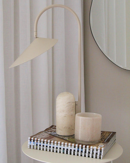 Arum Table Lamp – Elegant Adjustable Light with Marble Base