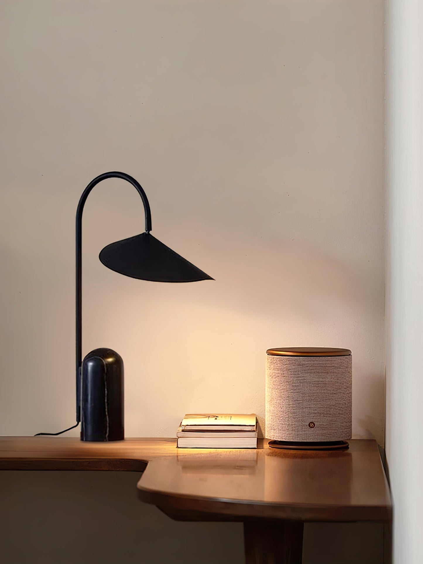Arum Table Lamp – Elegant Adjustable Light with Marble Base