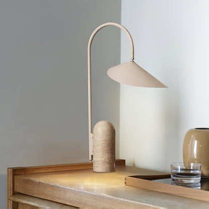 Arum Table Lamp – Elegant Adjustable Light with Marble Base