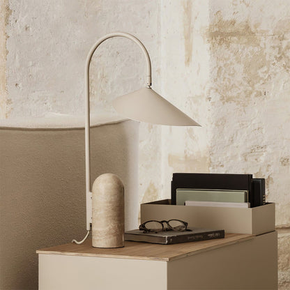 Arum Table Lamp – Elegant Adjustable Light with Marble Base