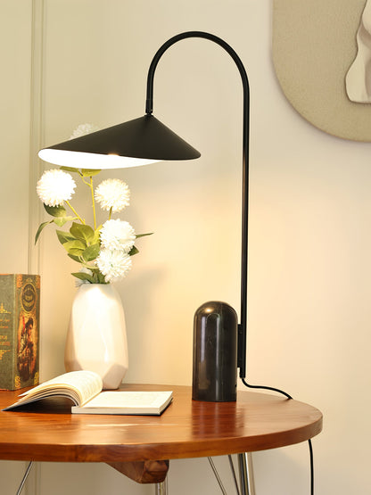 Arum Table Lamp – Elegant Adjustable Light with Marble Base