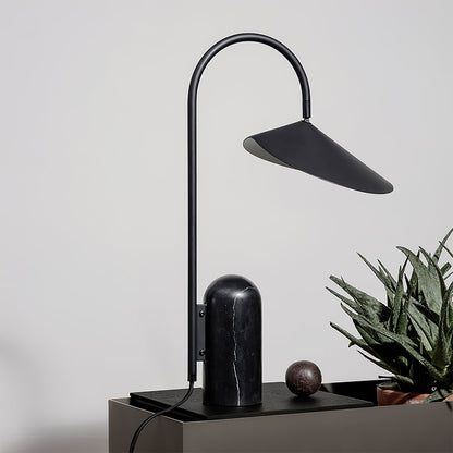 Arum Table Lamp – Elegant Adjustable Light with Marble Base