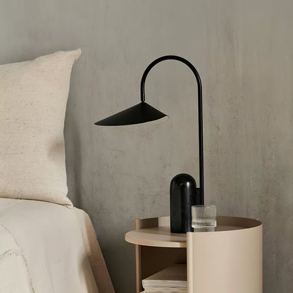 Arum Table Lamp – Elegant Adjustable Light with Marble Base