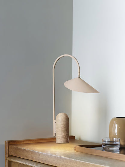 Arum Table Lamp – Elegant Adjustable Light with Marble Base