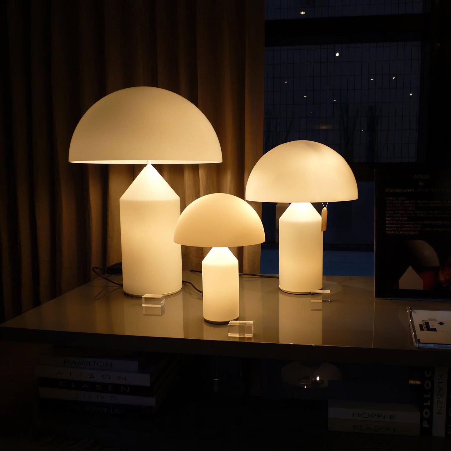 Atollo Glass Table Lamp – Modern Italian Design