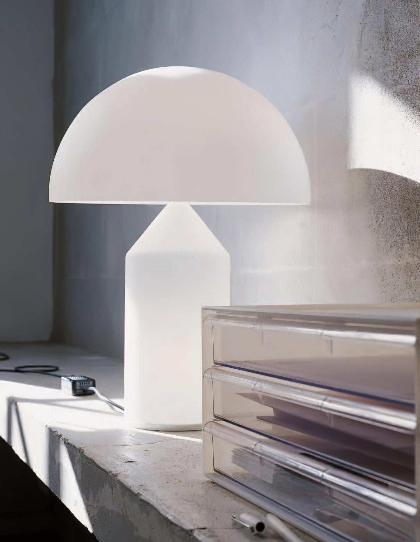 Atollo Glass Table Lamp – Modern Italian Design