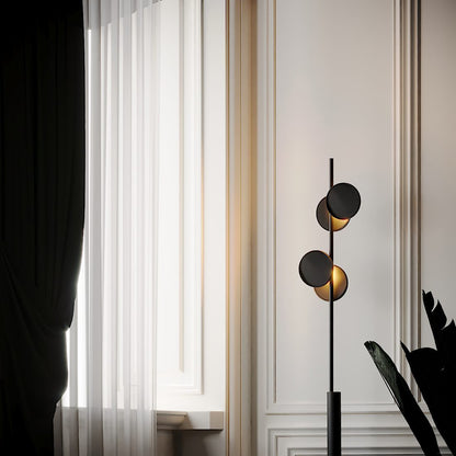 Axis Modular Floor Lamp with Adjustable LED Lights