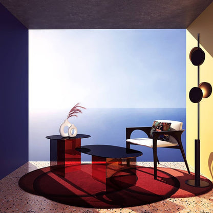 Axis Modular Floor Lamp with Adjustable LED Lights