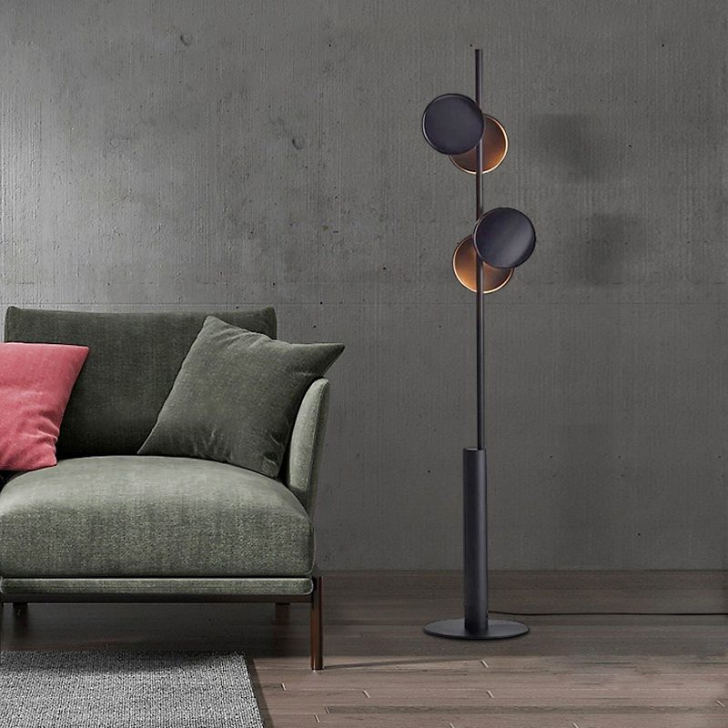 Axis Modular Floor Lamp with Adjustable LED Lights
