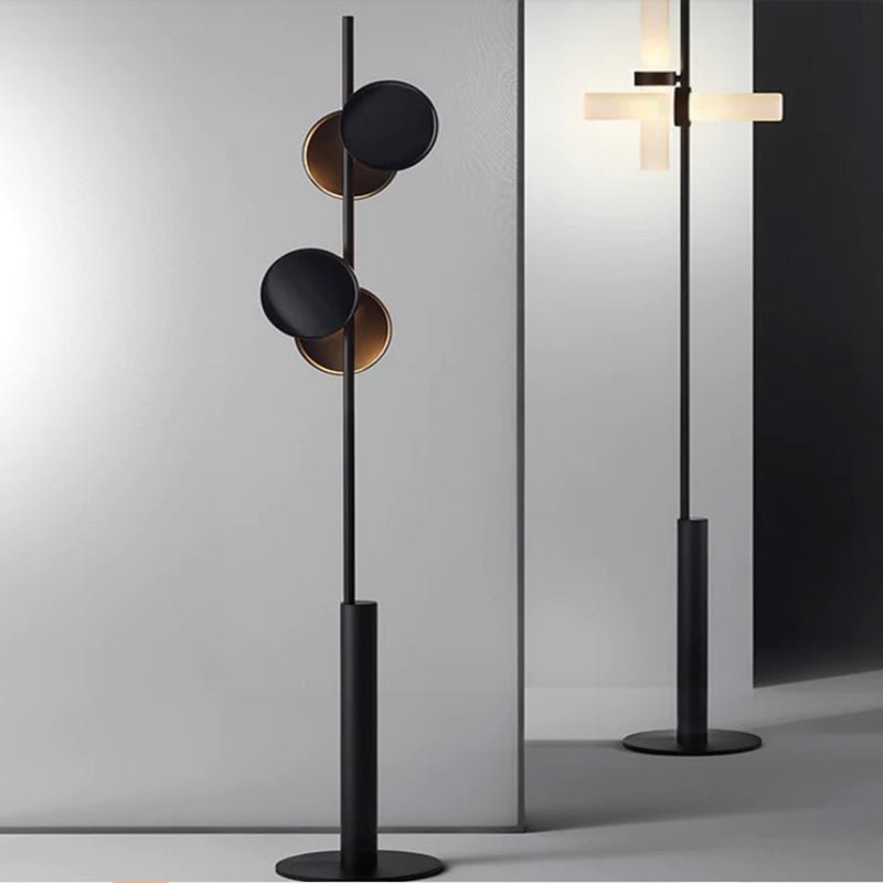 Axis Modular Floor Lamp with Adjustable LED Lights