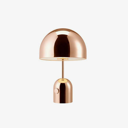 Bell Table Lamp Gold Rose Gold Chrome LED Indoor Lighting