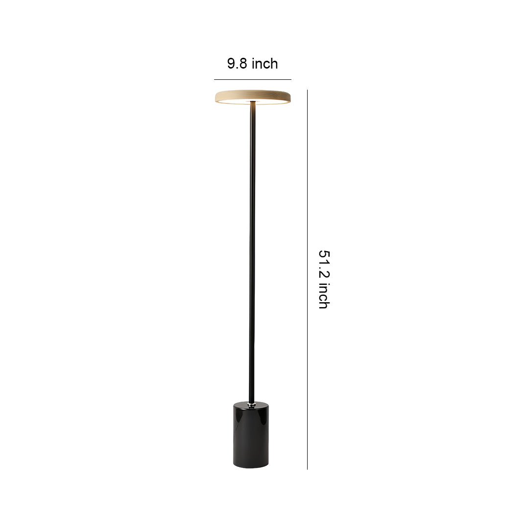 Minimalist LED Floor Lamp Uplight Modern Dimmable Standing Light