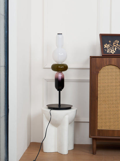 Candied Glass LED Sculpture Table Light Living Room Bedroom Lamp