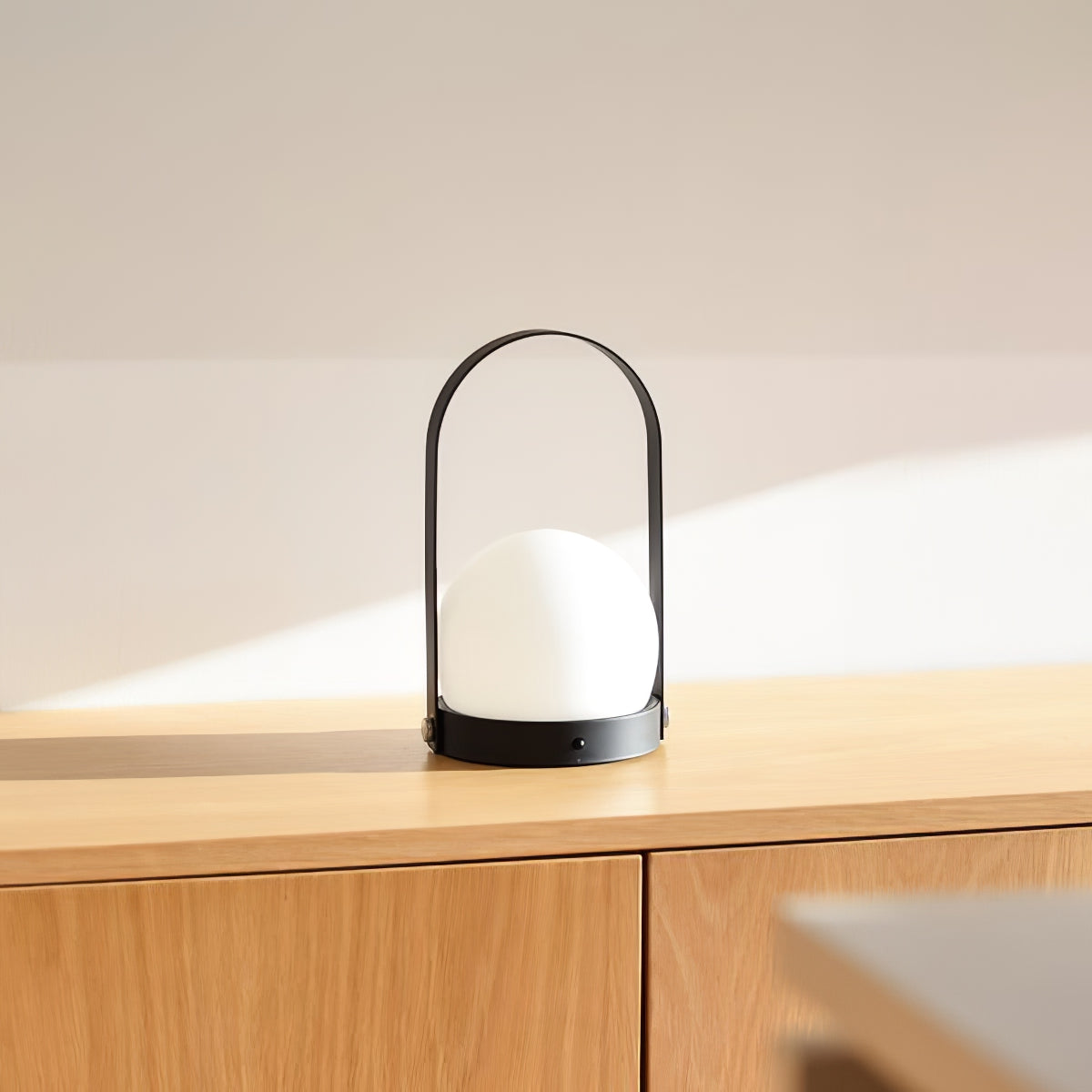 Carrie Cordless Table Lamp Gold Black White LED Indoor Lighting