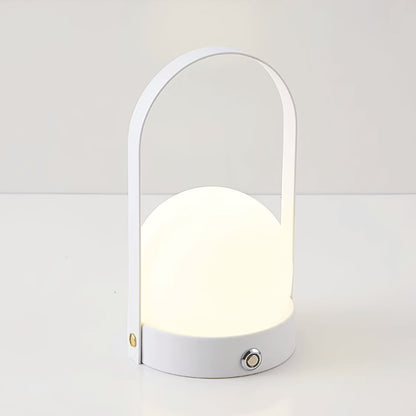 Carrie Cordless Table Lamp Gold Black White LED Indoor Lighting