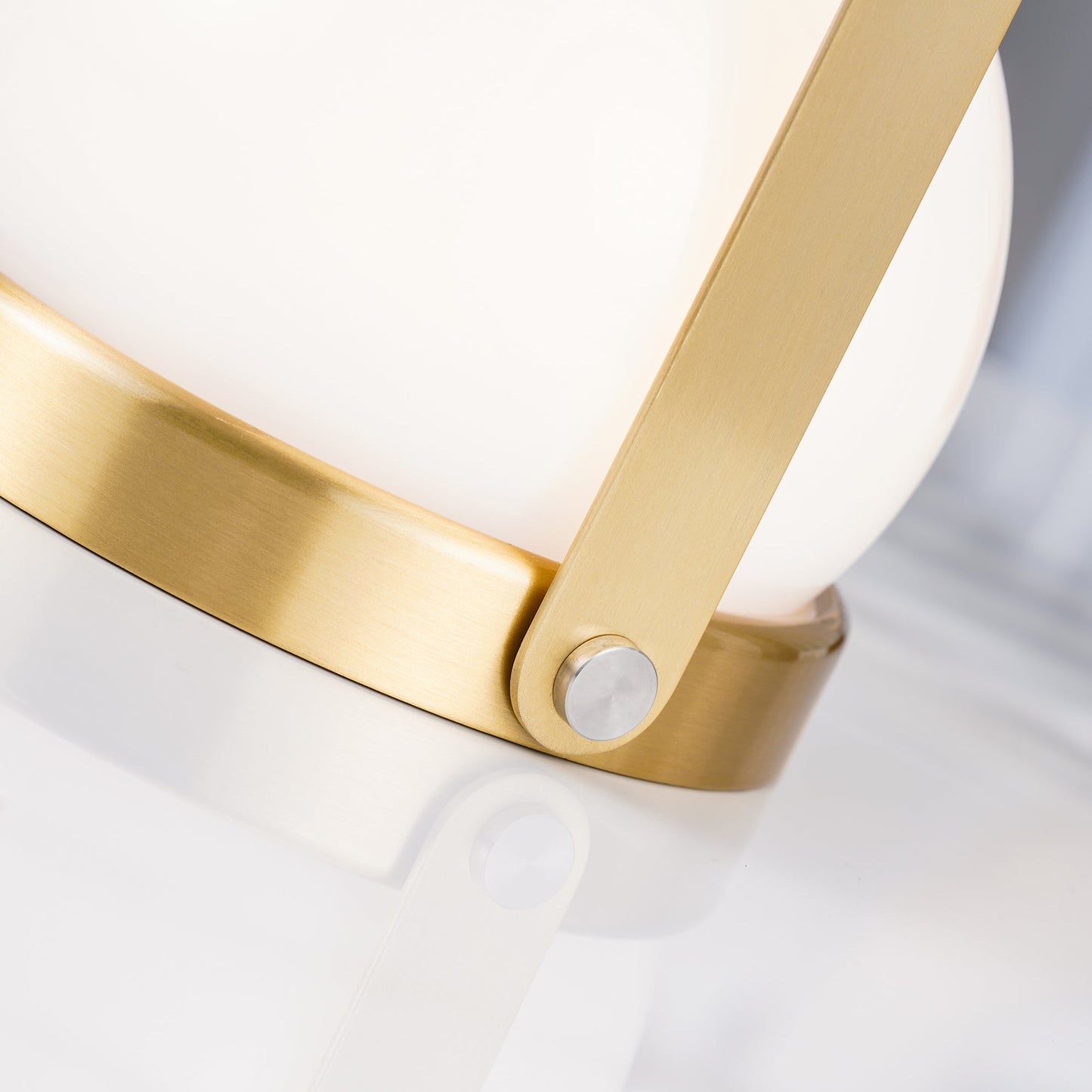 Carrie Cordless Table Lamp Gold Black White LED Indoor Lighting