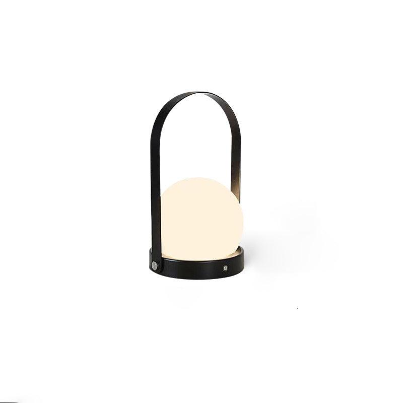 Carrie Cordless Table Lamp Gold Black White LED Indoor Lighting
