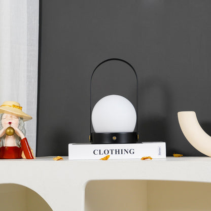 Carrie Cordless Table Lamp Gold Black White LED Indoor Lighting