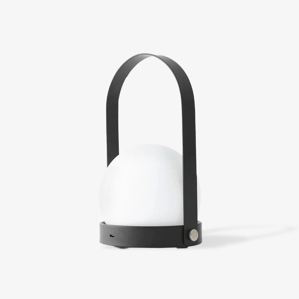 Carrie Cordless Table Lamp Gold Black White LED Indoor Lighting