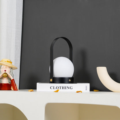 Carrie Cordless Table Lamp Gold Black White LED Indoor Lighting