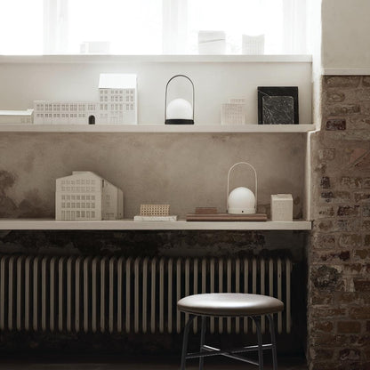 Carrie Cordless Table Lamp Gold Black White LED Indoor Lighting