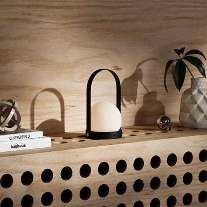 Carrie Cordless Table Lamp Gold Black White LED Indoor Lighting