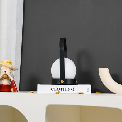 Carrie Cordless Table Lamp Gold Black White LED Indoor Lighting