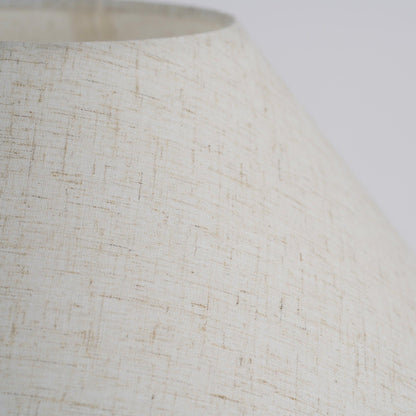 Decker Table Light with Ceramic Vase Base & Soft Pongee Shade for Elegant Home Décor Lamp