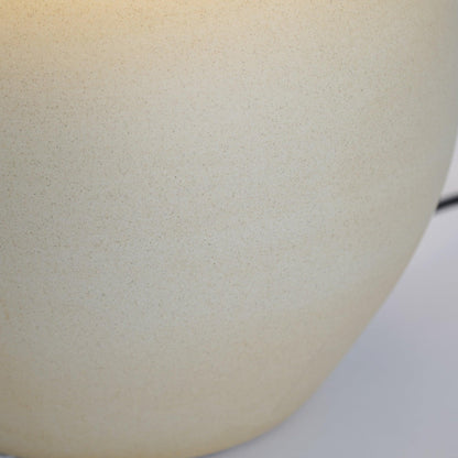 Decker Table Light with Ceramic Vase Base & Soft Pongee Shade for Elegant Home Décor Lamp