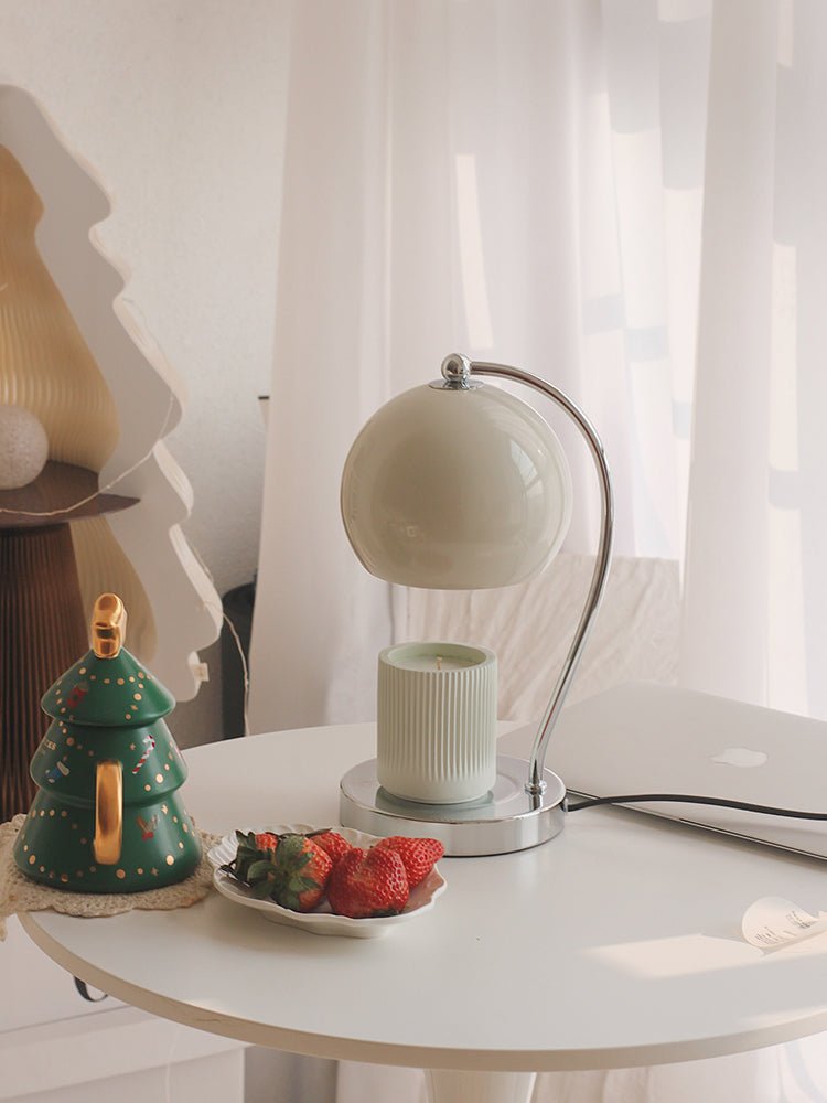 Dennie Warmer with Spherical Design for Safe, Smoke-Free & Flame-Free Fragrance Lamp