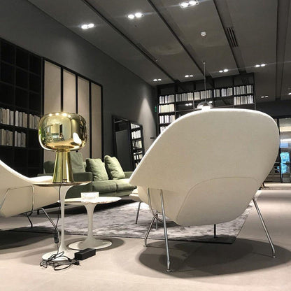 Dusk Dawn LED Table Lamp Sculptural Metal Desk Lamp Modern Lighting