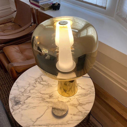 Dusk Dawn LED Table Lamp Sculptural Metal Desk Lamp Modern Lighting