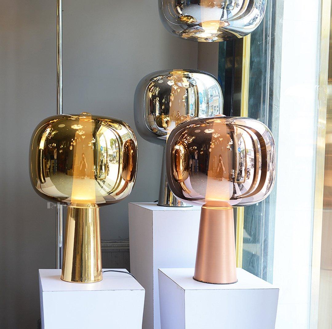 Dusk Dawn LED Table Lamp Sculptural Metal Desk Lamp Modern Lighting